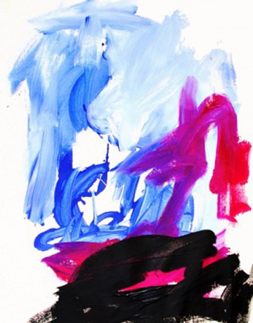 Con bufanda - 60x67cm - Acrílico Lienzo -2008 - VENDIDO